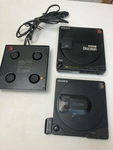 SONY Discman CD player together 3 pcs (D-150.D-99.CPM-100)