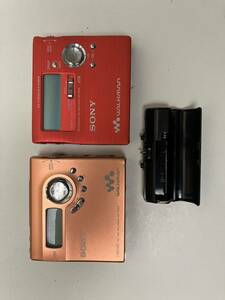 SONY ソニー MZ-N920 MZ-R909 まとめて2個 MDレコーダー MDウォークマン 通電確認済み
