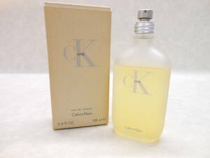 ☆香水☆#27796 Calvin Klein/カルバン クライン Ck one 100ml 残8割位 中古 現状品