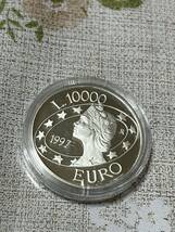 サンマリノ　1000リラ　銀貨 San Marino Libertas 10,000 Lire 1997 プルーフ シルバー クラウン- show original title _画像1