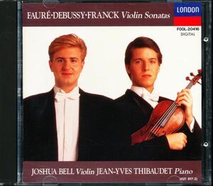 DECCA/LONDON国内初期盤 ジョシュア・ベル - フランス・ヴァイオリン・ソナタ集　4枚同梱可能　4B00005FL57