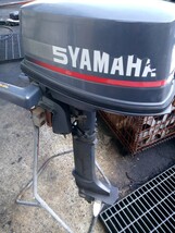 ★和歌山　YAMAHA　2スト　5馬力　船外機　L足　ジャンク部品取りに★_画像2