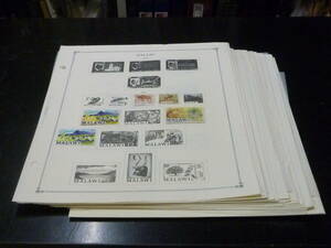 24　S　マラウイ・マラヤ切手　1906-1992年　各種　記念　計210枚+小型シート　使用済主体　※説明欄必読