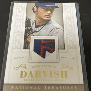 2014 National Treasures Darvish Yu Patch Card ダルビッシュ パッチ /25の画像1