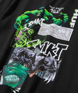 SALE 完売 新品未使用 レア HUF x MARVEL コラボ スマッシュアップ Tシャツ M ハフ マーベル メンズ スパイダーマン メンズ 半袖