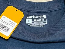 新品 carhart カーハート キャンプグラフィック 半袖 Tシャツ S紺 大き目サイズ リラックスフィット キャンプ セレクトショップ 日本未発売_画像7