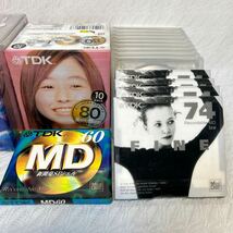 TDK 未開封 ミニディスク Recordable MD 10pack MD-FN74BRX10PP など 34枚 まとめ売り 現状品_画像4