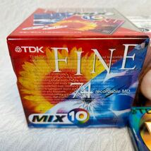 TDK 未開封 ミニディスク Recordable MD 10pack MD-FN74BRX10PP など 34枚 まとめ売り 現状品_画像2