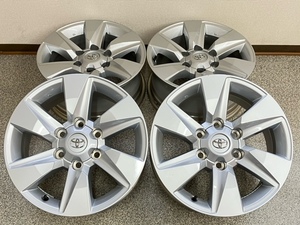 静岡発☆ TOYOTA トヨタ ランドクルーザープラド 純正ホイール 17×7.5J +25 139.7/6穴 ハブ径105mm 160サイズ 2個口 ※商品説明必読