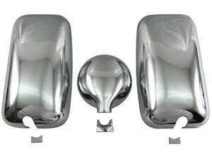  Mitsubishi Fuso Canter Gutsn plating door mirror cover under mirror cover set garnish bezel molding TK-MIR-SET-008