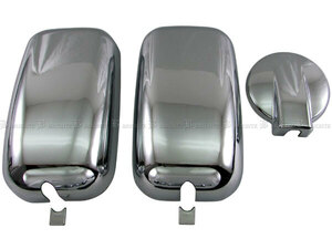  Isuzu NEW Elf plating door mirror cover under mirror cover set 140Φ garnish bezel panel molding TK-MIR-SET-003