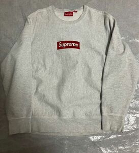 シュプリーム SUPREME Box Logo Crewneck ボックスロゴ スウェット クルーネック Grey グレー