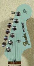  2002年製 Fender USA CYCLONE Sonic Blue Matching Head フェンダー サイクロン　_画像7