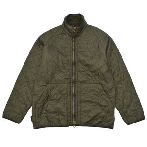 Barbour バブアー POLARQUILT JKT SHORT ポーラーキルト キルティングジャケット 裏フリース オリーブ size.M