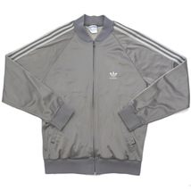 レアカラー 80s usa vintage adidas アディダス ATP ジャージ トップ グレー アメリカ製 size.L ビンテージ_画像1