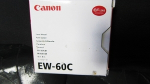 新品未開封!Canon純正!EW-60C!キヤノン レンズフード!定価1870円！1190円即決！送料無料 