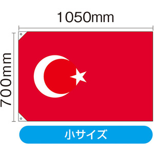 国旗 小サイズ トルコ (販促用) No.23683