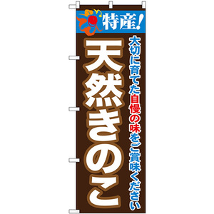 のぼり旗 3枚セット きのこ 特産 SNB-7099