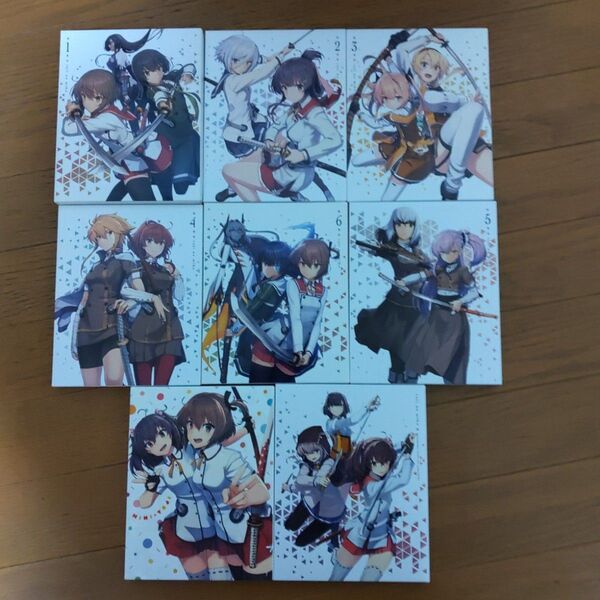 Blu-ray 刀使ノ巫女1巻から6巻 刻みし一閃の燈火 みにとじ 計8本 +缶バッチ等の特典