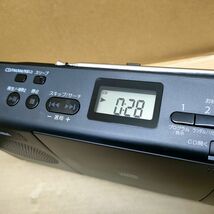 東芝 CDラジオ TY-C24 ワイドFM ブラック TOSHIBA_画像6