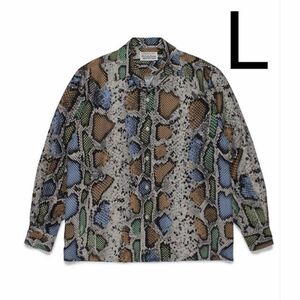 ワコマリア HAWAIIAN SHIRT L/S パイソン