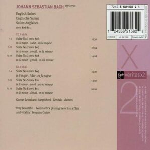 Bach:English Suites Bach, J.S. 輸入盤CDの画像2