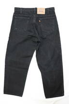 Levi's 550 BLACK ｗ34 USA製 リーバイス ブラック made in USA ビンテージ / サルファー 先染め 501 505 70507_画像2