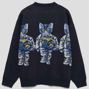【売切商品】グラニフ S ニット　猫　セーター　ねこ　コスモ　宇宙