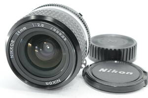 ★特上品★ ニコン NIKON AI-S NIKKOR 24ｍｍ Ｆ2.8 ★前後キャップ付き ＃Ａ181