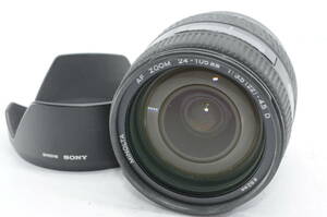 ★特上品★ ミノルタ MINOLTA AF ZOOM 24-105ｍｍ Ｆ3.5-4.5 Ｄ ★フード付き ＃Ａ203