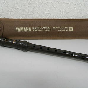 #3738A YAMAHA SOPRANINO リコーダー TRN-302B 簡易清掃済の画像1