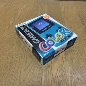 ゲームボーイカラー 本体 箱説明書付き ブルー GAMEBOY COLOR 任天堂 Nintendo ニンテンドー 匿名発送