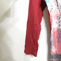 ◆TRUNK HIROKO KOSHINO Tシャツ(レッド×ホワイト) サイズ40◆USED_画像4