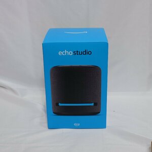 開封のみ未使用◆Echo Studio (エコースタジオ) Echo史上最高音質のスマートスピーカー with Dolby Atmos & Alexa チャコール 元箱付属品付