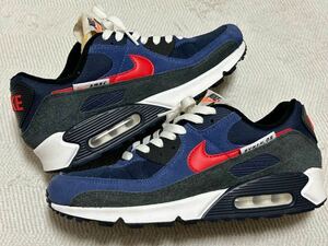 NIKE AIR MAX 90 SE エア マックス90 シーズナブルエディション US9.5(27.5cm) ネイビー ブル