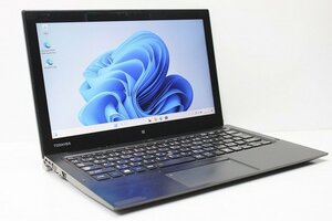 1円スタート ノートパソコン Windows11 2in1PC 東芝 dynabook R82 SSD128GB メモリ4GB Core m3 6Y30 Windows10 12.5インチ カメラ タブレッ