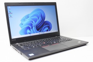 ノートパソコン Windows11 中古 Lenovo ThinkPad L480 第8世代 Core i5 SSD256GB メモリ8GB Windows10 14インチ