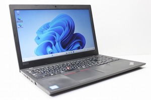 ノートパソコン Windows11 中古 Lenovo ThinkPad L580 15.6インチ 第8世代 Core i5 SSD256GB メモリ8GB Windows10 カメラ 10キー