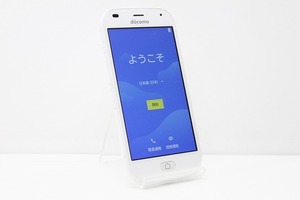 docomo Fujitsu らくらくスマートフォン F-42A SIMロック解除済み SIMフリー Android スマートフォン 残債なし 32GB ホワイト