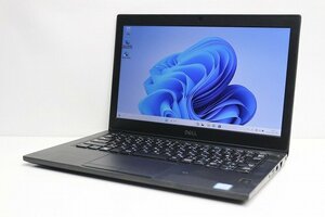 1円スタート ノートパソコン Windows11 DELL Latitude 7290 第8世代 Core i5 大容量SSD512GB メモリ8GB Windows10 カメラ 12.5インチ