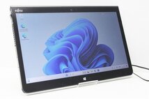 1円スタート タブレットPC Windows11 富士通 ARROWS Tab Q736 Core i5 6300U SSD128GB メモリ4GB Windows10 13.3 カメラ タッチパネル_画像1