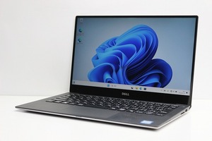 ノートパソコン Windows11 中古 ハイスペック Dell XPS13 9360 第7世代 Core i7 メモリ16GB SSD512GB Windows10 タッチパネル カメラ