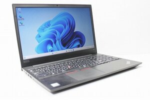 1円スタート ノートパソコン Windows11 Lenovo ThinkPad E580 15.6インチ 第7世代 Core i5 SSD256GB メモリ8GB Windows10 カメラ 10キー