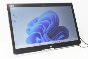 1円スタート タブレットPC Windows11 富士通 ARROWS Tab Q736 Core i5 6300U SSD128GB メモリ4GB Windows10 13.3 カメラ タッチパネル