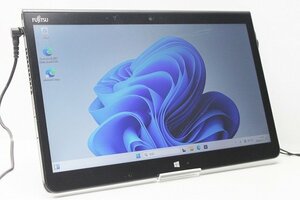 1円スタート タブレットPC Windows11 富士通 ARROWS Tab Q736 Core i5 6300U SSD128GB メモリ4GB Windows10 13.3 カメラ タッチパネル