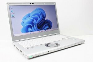 1円スタート ノートパソコン Windows11 Panasonic レッツノート CF-LV7 第8世代 Core i5 SSD256GB メモリ8GB Windows10 14インチ カメラ