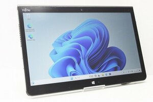 1円スタート タブレットPC Windows11 富士通 ARROWS Tab Q736 Core i5 6300U SSD128GB メモリ4GB Windows10 13.3 カメラ タッチパネル