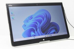 1円スタート タブレットPC Windows11 富士通 ARROWS Tab Q736 Core i5 6300U SSD128GB メモリ4GB Windows10 13.3 カメラ タッチパネル