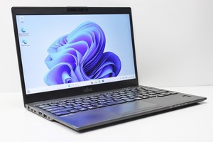 ノートパソコン Windows11 中古 富士通 LIFEBOOK U939 軽量 777g 第8世代 Core i5 SSD256GB メモリ8GB 13.3 カメラ 薄型 Windows10