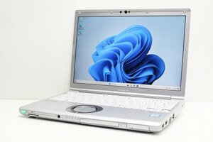 1円スタート ノートパソコン Windows11 DVDマルチ 第8世代 Core i5 SSD256GB メモリ8GB Panasonic レッツノート CF-SV7 Windows10 カメラ